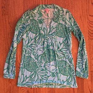 Lilly Pulitzer Joycee Top in “Toucan Tango”